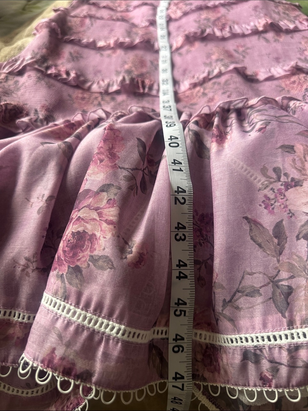 V. Chapman | Geranium Dress in Lilac Tapestry Rose wedding, prom, formal event - Picture 8 of 11